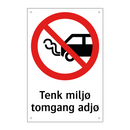 Tenk miljø tomgang adjø