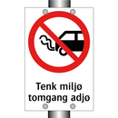 Tenk miljø tomgang adjø