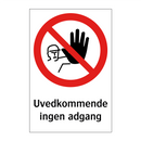 Uvedkommende ingen adgang