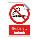 E-sigarett forbudt
