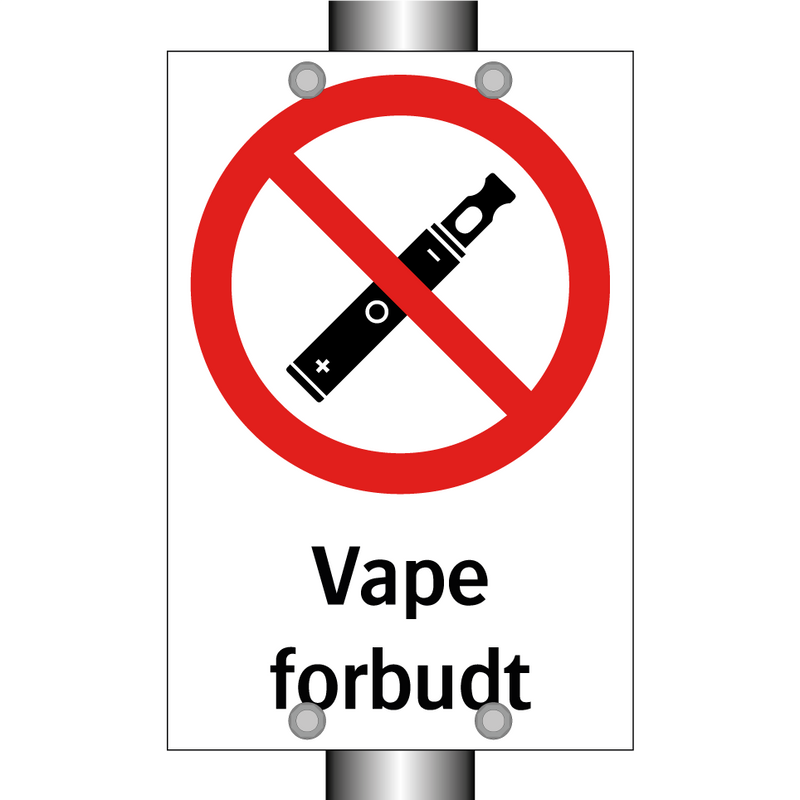 Vape forbudt