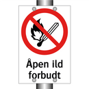 Åpen ild forbudt