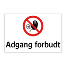 Adgang forbudt