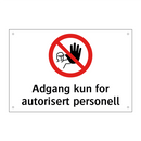 Adgang kun for autorisert personell