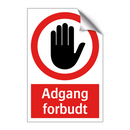 Adgang forbudt
