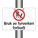 Bruk av fyrverkeri forbudt