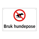 Bruk hundepose