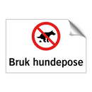 Bruk hundepose