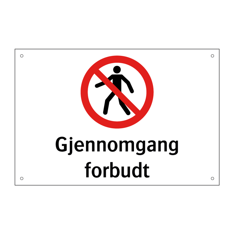 Gjennomgang forbudt & Gjennomgang forbudt & Gjennomgang forbudt & Gjennomgang forbudt