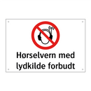Hørselvern med lydkilde forbudt