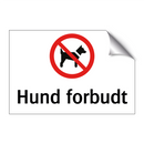 Hund forbudt