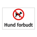 Hund forbudt