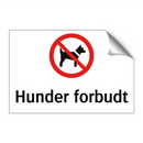 Hunder forbudt