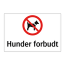 Hunder forbudt