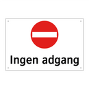 Ingen adgang
