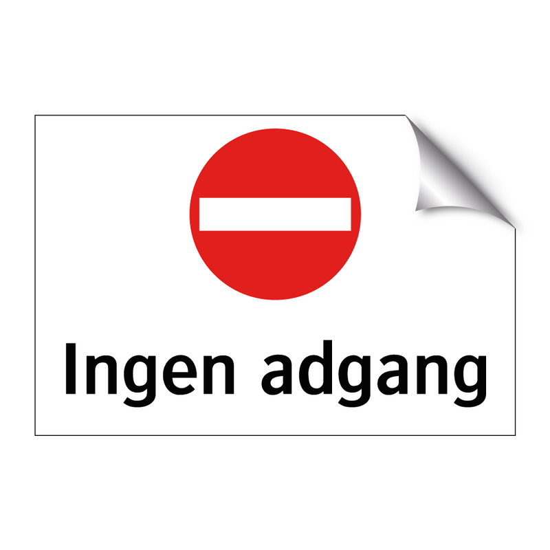 Ingen adgang