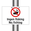 Ingen fisking No fishing