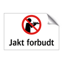 Jakt forbudt