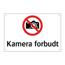 Kamera forbudt