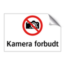 Kamera forbudt