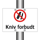 Kniv forbudt