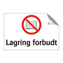 Lagring forbudt