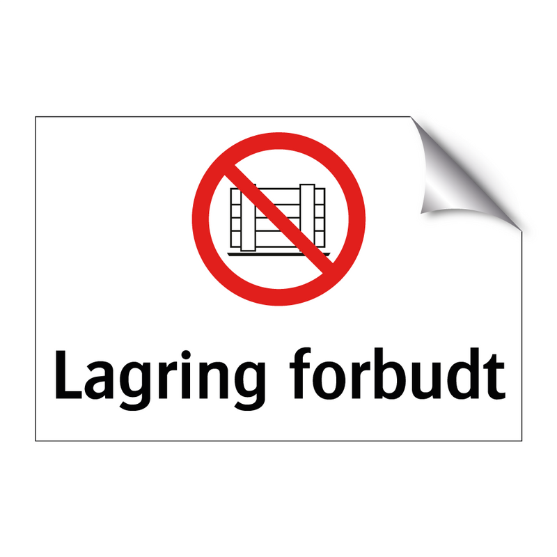 Lagring forbudt