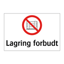 Lagring forbudt