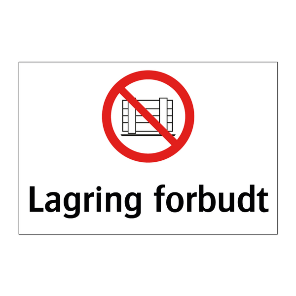 Lagring forbudt