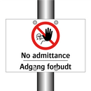 No admittance adgang forbudt