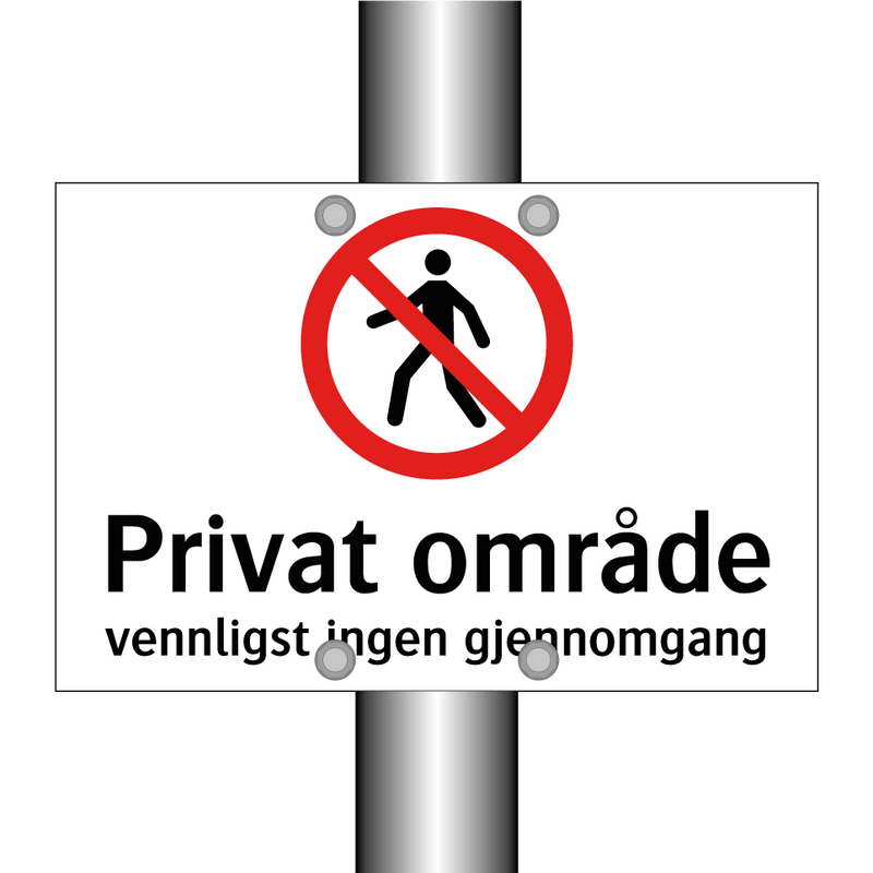Privat område vennligst ingen gjennomgang & Privat område vennligst ingen gjennomgang
