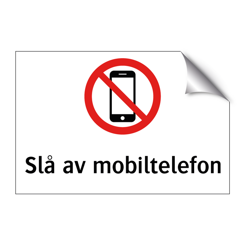 Slå av mobiltelefon & Slå av mobiltelefon & Slå av mobiltelefon & Slå av mobiltelefon