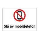 Slå av mobiltelefon