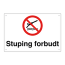 Stuping forbudt