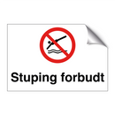 Stuping forbudt
