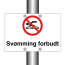 Svømming forbudt