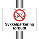 Sykkelparkering forbudt