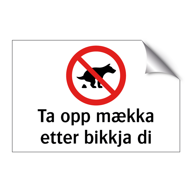 Ta opp mækka etter bikkja di & Ta opp mækka etter bikkja di & Ta opp mækka etter bikkja di