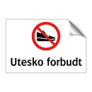 Utesko forbudt
