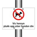 Vis hensyn plukk opp etter hunden din