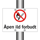 Åpen ild forbudt