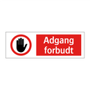 Adgang forbudt