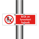 Bruk av fyrverkeri forbudt