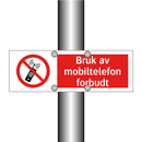 Bruk av mobiltelefon forbudt