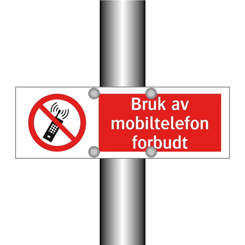 Bruk av mobiltelefon forbudt & Bruk av mobiltelefon forbudt & Bruk av mobiltelefon forbudt