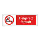 E-sigarett forbudt