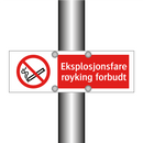 Eksplosjonsfare røyking forbudt
