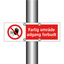 Farlig område adgang forbudt