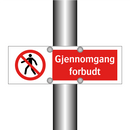 Gjennomgang forbudt