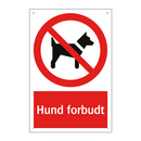 Hund forbudt